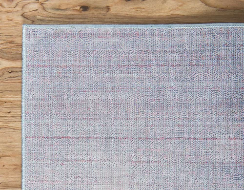 Vista 9 de Unique Loom Helios Collection - Alfombra Santorini (2 pies 2 pulgadas x 6 pies 1 pulgada, azul/beige)