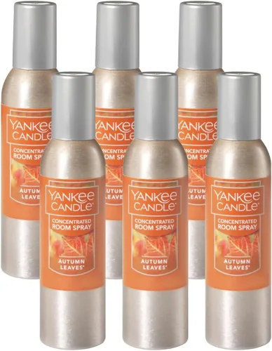 Vista 8 de Yankee Candle Ambientador Concentrado en Aerosol para Habitaciones, Eliminador de Olores para el Hogar, Baño, Manzana y Calabaza, 1.5 Oz