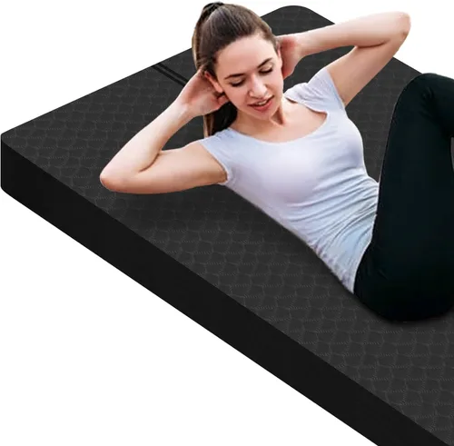 Vista 11 de nuveti Tapete Grande para Ejercicios - Tapete de Yoga de 15mm/20mm/30mm de Grosor Tapete de Ejercicios para Fitness, Yoga, Pilates, Estiramientos