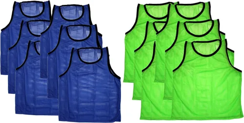 Vista 81 de BlueDot Trading Adult & Youth Scrimmage Training Vests for Soccer, Basketball & More – Available in 1, 6, 12, 24 Packs Naranja