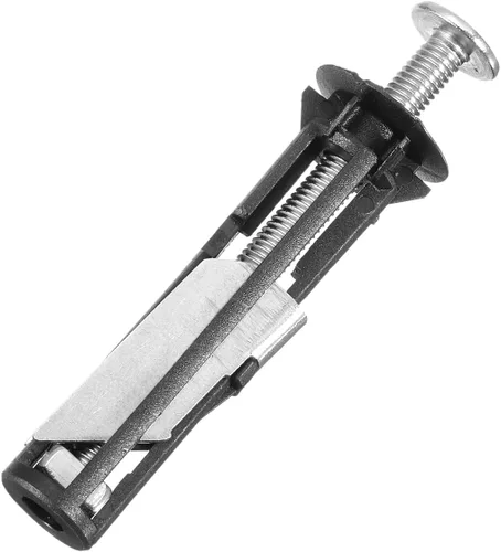 Vista 4 de uxcell Kit de 2 pernos para asiento de inodoro, pernos de tanque de inodoro con tuercas, juntas de arandelas, tornillo de reparación de inodoro