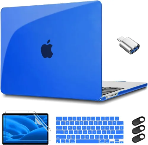 Vista 17 de CISSOOK Funda rosa bebé para MacBook Air de 15 pulgadas lanzamiento 2023 2024 2025, cubierta rígida de plástico rosa tiza con cubierta de teclado