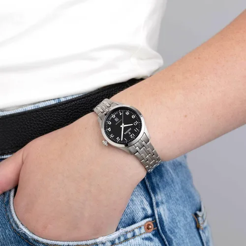 Vista 3 de Festina Reloj analógico de cuarzo para mujer con correa de titanio F204683, Negro -, Pulsera