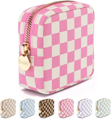 Vista 11 de Bolsa de Maquillaje de Viaje Embla Bolsa de Artículos de Aseo de Viaje, Negro, Mini, Mini