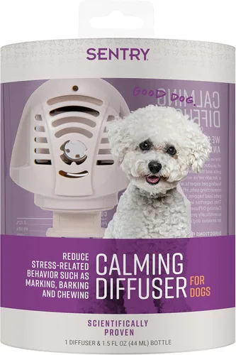 Vista 11 de Sentry Difusor calmante portátil Behavior para gatos, reduce la respuesta al estrés normal y al mal comportamiento con feromonas calmantes, diseño