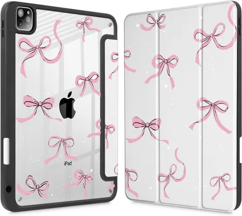 Vista 10 de May Chen Funda para iPad Pro de 11 pulgadas M2 de 4ª generación 2022, iPad Pro 11 de 3ª/2ª/1ª generación, Funda con cubierta trasera transparente a