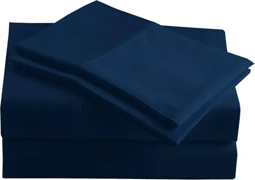 Vista 25 de Perú Pima – Juego de sábana de cama de 285 hilos – 100 % algodón peruano Pima – De percal Pizarra