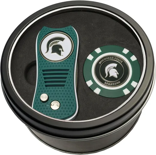 Vista 39 de Team Golf NCAA - Juego de regalo de lata unisex para adultos con herramienta Switchfix Divot y chip de golf