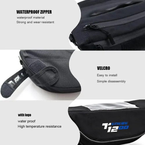 Vista 5 de Para YAMAHA Tenere 700 XT1200Z XT660Z Super Tenere XT 1200 660 Z XTZ XT250 TW200 Bolsas de teléfono impermeables portátiles
