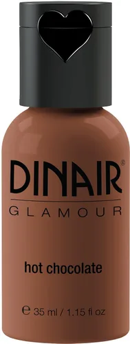 Vista 21 de Dinair Base de maquillaje con aerógrafo Marrón oscuro GLAMOUR: Natural, Cobertura ligera, Mate 1/4oz