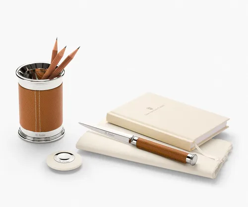 Vista 2 de GRAF von Faber-Castell Portalápices Circular - Marrón