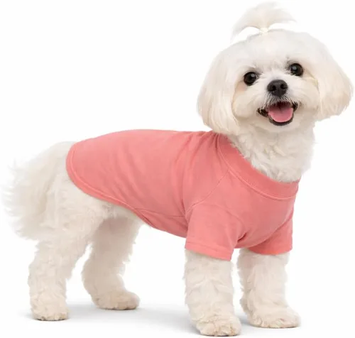 Vista 194 de Lovelonglong 2019 - Ropa para mascotas, Disfraces para Perro, Ropa Camisetas en blanco para Perros Grande Medianos Pequeños 100% Algodón 18