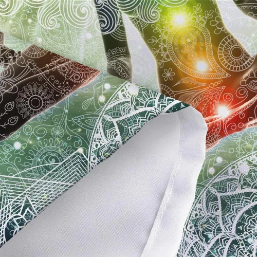 Vista 7 de DYNH Tapiz de Chakra, Tapiz de Yoga Meditación de Siete Chakras Zen Decorativo para Colgar en la Pared para Dormitorio, Tapices Espirituales Hippie