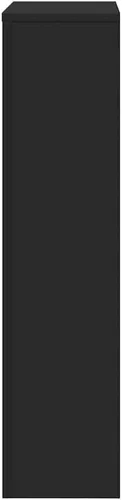 Vista 6 de vidaXL Radiator Cover, Black, 78 x 20 x 82 cm, Wood