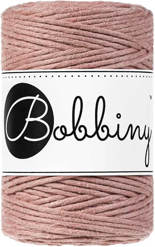 Vista 35 de Bobbiny Cordón de macramé de una sola capa para bebé de 0.069 pulgadas (100% algodón reciclado)