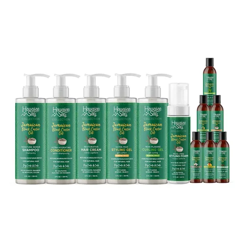 Vista 3 de Hawaiian Silky Crema restauradora para el cabello de la colección de aceite de ricino negro jamaicano