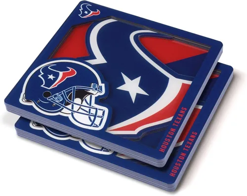 Vista 5 de YouTheFan NFL - Posavasos de la serie de logotipos en 3D