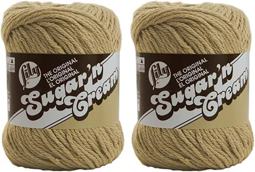 Vista 20 de Lily Sugar 'N Cream The Original - Hilo sólido, 2.5 onzas, calibre 4 mediano, 100% algodón, color azul claro, lavable y seco a máquina (paquete de 2)