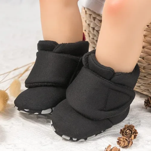 Vista 185 de Sawimlgy - Botines de algodón antideslizantes para recién nacido, con agarre, para cuna o para el invierno
