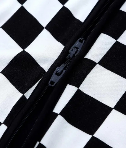 Vista 3 de Pijama de viscosa de bambú para bebés, niños y niñas, sin pies, con cremallera, ropa de dormir y jugar, mameluco de una pieza