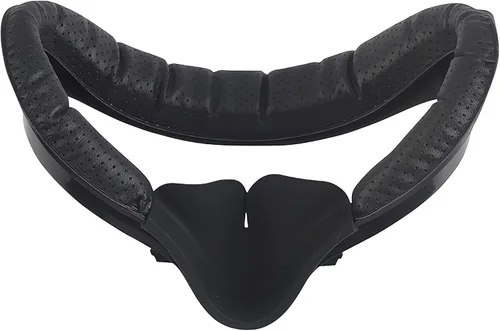 Vista 5 de Vr Face Pad Replacement for vr Oculus Quest 2 Fitness Facial Interface Bracket with Comfortable Leather Foam Face Pad Replacement, Lens Cover, Nose