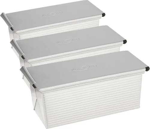 Vista 13 de USA Pan Bakeware Pullman - Molde para pan, tamaño pequeño