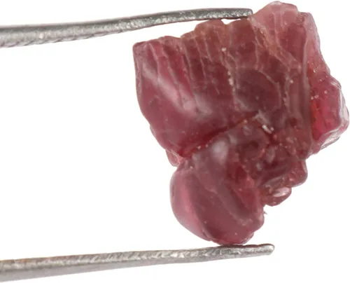 Vista 2 de gemhub Espinela roja 5.15 quilates de cristal curativo natural en forma áspera