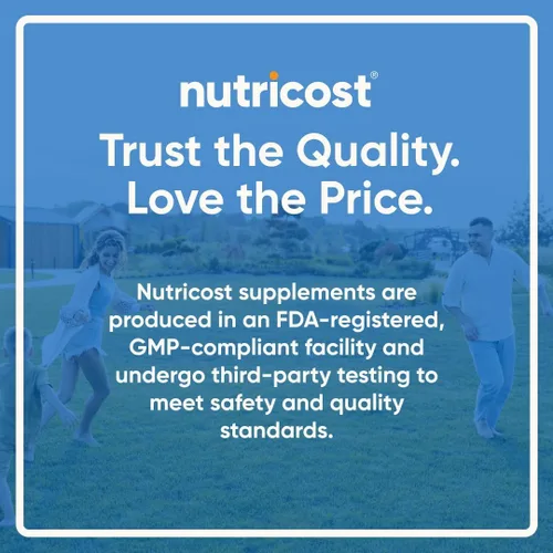 Vista 8 de Nutricost ácido fólico (Vitamina B9) 1000 mcg, 240 Cápsulas, 1 botella, 1