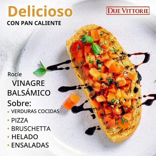 Vista 5 de Due Vittorie Vinagre Balsámico Oro de Módena. Puntuación más alta del Consorcio de Módena: 8.45 fl oz / 8.5 fl oz