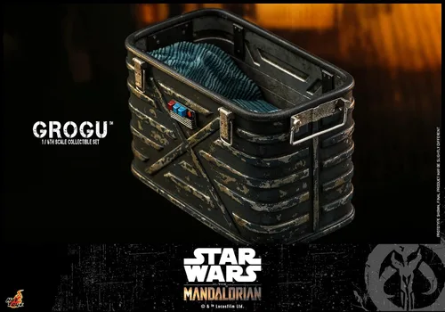 Vista 7 de TV Masterpiece Mandalorian Grogoo y juego de accesorios 1/6 escala figura verde (HT908288)