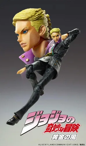 Vista 4 de MediCos JoJo's Bizarre Adventure Part 2: Chozo Kado Prosciutto - Figura de estatua de acción, multicolor, 6 pulgadas