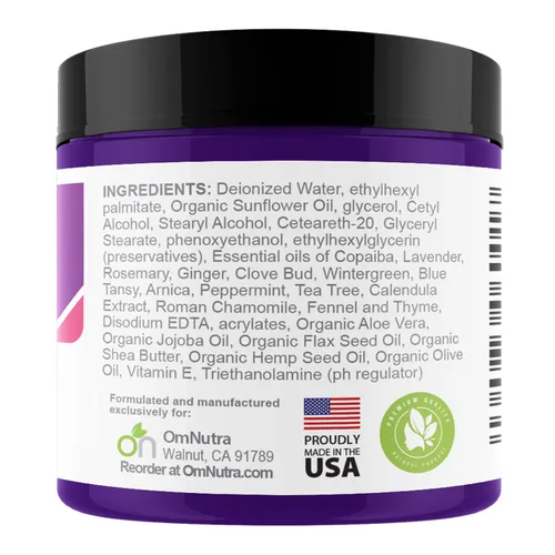 Vista 2 de OncoEase Oncology Cream - Loción orgánica para el cuidado de la piel para alivio tópico, hidratante extra fuerte para el cuidado de la piel seca