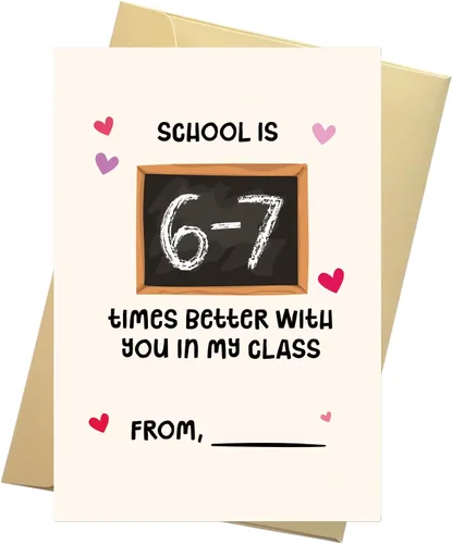 Vista 10 de 67 tarjetas divertidas de seis siete memes para novia, esposa, tarjeta del día de San Valentín para novio y esposo, 67 regalos para ella, regalo