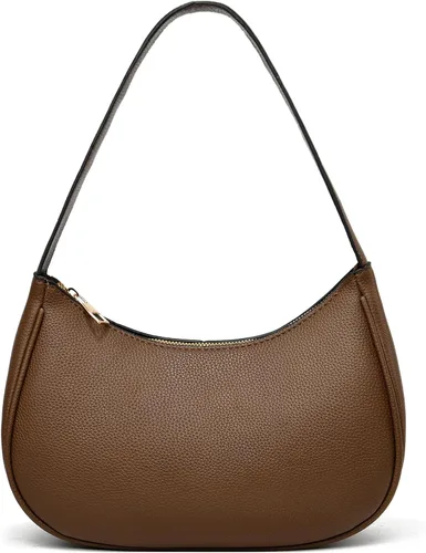 Vista 12 de BAIKELI Bolso de hombro en forma de media luna para mujeres, pequeño bolso al hombro clásico retro, de estilo embrague, bolso tipo hobo, bolso