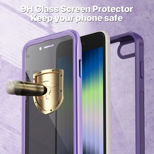 Vista 539 de CENHUFO Funda de privacidad para iPhone 11 Pro, funda de cuerpo completo con protector de pantalla de privacidad de vidrio templado 9H integrado