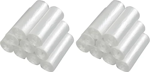 Vista 8 de Vababa Bolsas de basura altas transparentes de 13 galones, bolsas de basura, 225