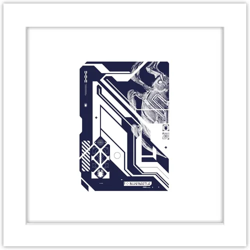 Vista 10 de Trends International Gallery Pops DC Comics Blue Beetle - Póster de pared de Escarabajo Alien Biotech Scarab, 12 x 12 pulgadas, versión sin marco