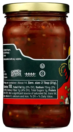 Vista 3 de Green Mountain Gringo, salsa, caliente, 16 onzas