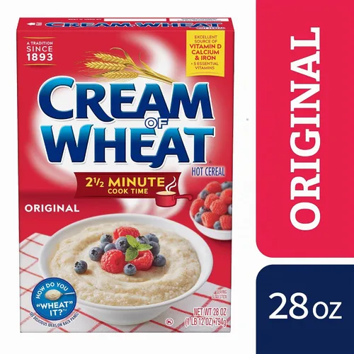 Vista 5 de Cereal caliente para estufa Cream of Wheat, original, tiempo de cocción de 2 1/2 minutos, 28 onzas