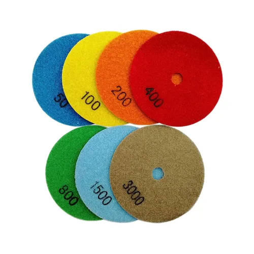 Vista 8 de SHDIATOOL Almohadillas de pulido de diamante seco de 4 pulgadas, grano 50, almohadillas de lijado de diamante, almohadillas de pulido para granito