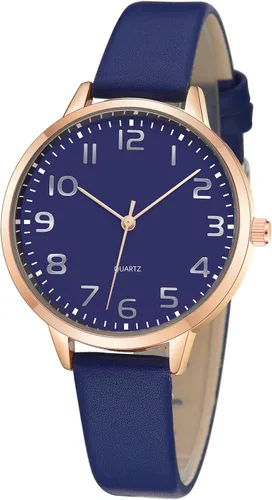 Vista 7 de Women's Dainty Analog Leather Dress Watch for Small Wrists, Ladies Waterproof Watches for Women, Reloj para Mujer
