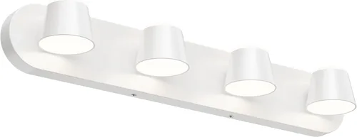 Vista 17 de URSOLA Luz de Tocador de Baño de 2 Luces, Accesorios de Iluminación de Pared LED Negros, Orientables Arriba y Abajo, Regulables, Accesorios