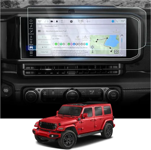 Vista 26 de Ruiya Protector de pantalla para Chevy Colorado/(2015 ~ 2022) GMC Canyon (2015 ~ 2020) GMC Yukon y Chevy Suburban/Tahoe de 8 pulgadas, vidrio