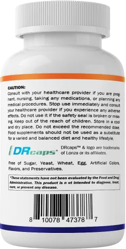 Vista 9 de Vitamatic Lactobacillus Gasseri - 12 mil millones por cápsula DR - 60 unidades - Soporte digestivo - Fabricado con fibra prebiótica de inulina