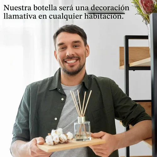 Vista 7 de Wesiti Paquete de 20 botellas difusoras de junco, frascos de vidrio recargables vacíos, botellas difusoras de 4 onzas con tapas plateadas