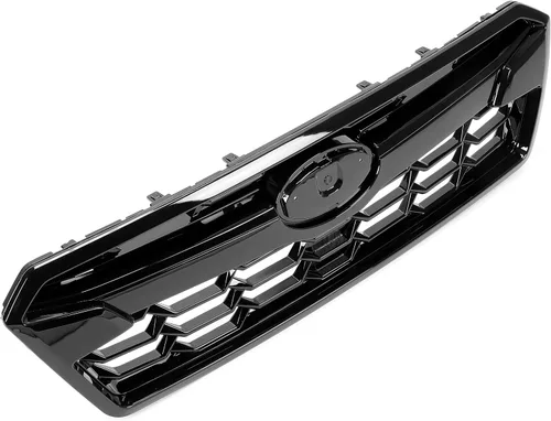 Vista 2 de HECASA Rejilla superior delantera compatible con Subaru Crosstrek 2018-2020 Reemplazo para 91123FL170 91123FL121 Rejilla de radiador y parachoque