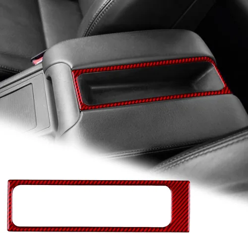 Vista 9 de AIRSPEED Para BMW M5 E39 Cubierta del marco de la caja del reposabrazos de la consola central, calcomanía de fibra de carbono accesorios interiores