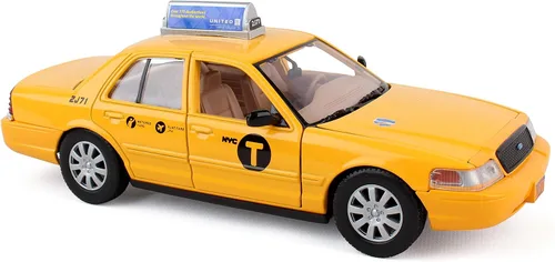Vista 6 de Daron NYC DIE-CASTFORD Escape Taxi 1/43 (NY73310), amarillo, negro