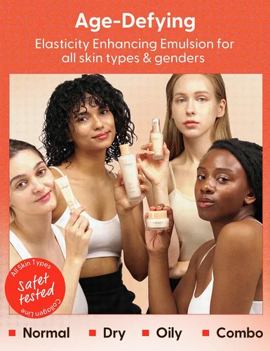 Vista 4 de It'S SKIN Emulsión de colágeno nutritivo: volumen de colágeno marino y loción facial reafirmante, revitalizante intenso y elasticidad para pieles