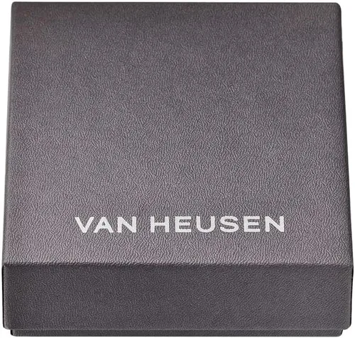 Vista 5 de Van Heusen Pulsera de identificación de cadena de acero inoxidable para hombre